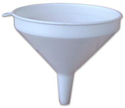 Imbuto per travaso in PP, mis. Ø 12 cm, colore bianco