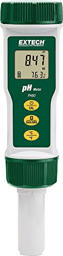 Extech PH90 Waterproof pH Meter - Pocket Digital Tester for Water, Beverages, Aquariums, Pools & Labs, 0-14 pH Range, Replaceable Electrode, Auto Calibration, LCD Display