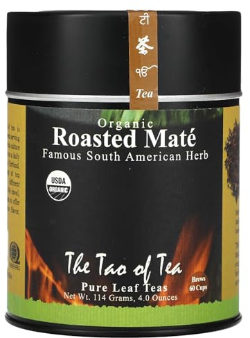 The Tao of Tea, 100% Organic Famous South American Herb, Roasted Maté, 4 oz (115 g)