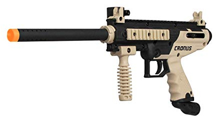 Tippmann Cronus Basic .68 Caliber Semi-Auto Paintball Marker Gun, Black and Tan