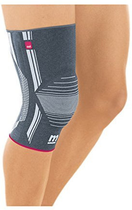 Genumedi Kniebandage m. Pat. Ring, silber Gr. VI, Kniebandagen