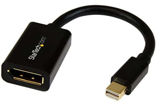 StarTech.com Mini DisplayPort auf DisplayPort Adapter - 4K x 2K UHD Video - Mini DP auf DP Konverter - Mini DisplayPort auf DisplayPort 1.2 Adapter - mDP PC/Computer auf DP Monitor (MDP2DPMF6IN)