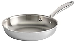 Tramontina 80116/004DS Gourmet 18/10 Stainless Steel Induction-Ready Tri-Ply Clad Fry Pan, 8-Inch, Stainless by Tramontina