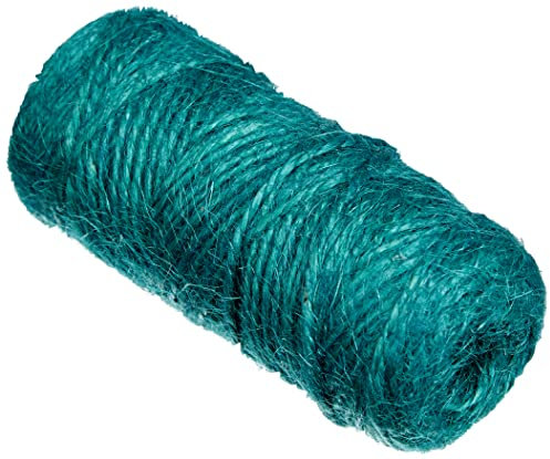 Xclou Corde de jute pour le jardin - Bobine de ficelle en jute verte - Rouleau de corde en jute 70 m pour le tuteurage