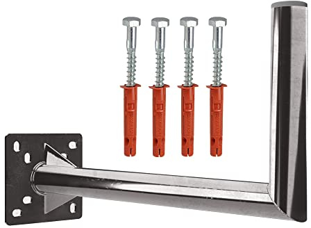 hd-line Fixation Murale Antenne Et Parabole 25 X 55Cm - Support MODULABLE Fixation Multiple