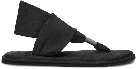 Sanuk Damen Yoga Sling#2 Zehentrenner, Schwarz Black, 36 EU