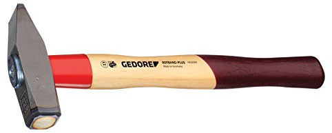 GEDORE IH-600 Schlosserhammer ROTBAND-Plus med Hickoryhandtag, 600 g