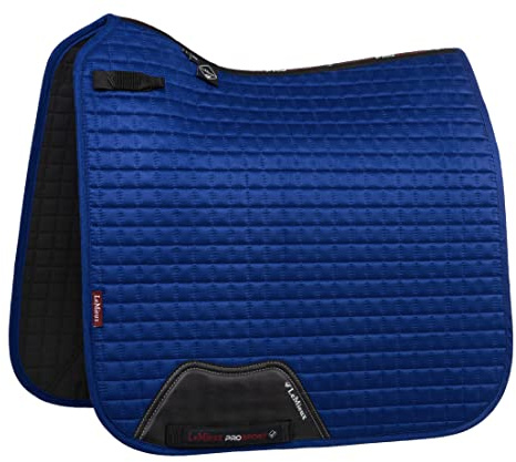 LeMieux Suede Dressage Square Benetton Blue S/M