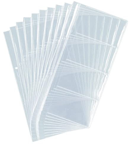 Durable Visitenkartenhüllen (für 2383/2385) Beutel mit 10 Stück transparent, 238719
