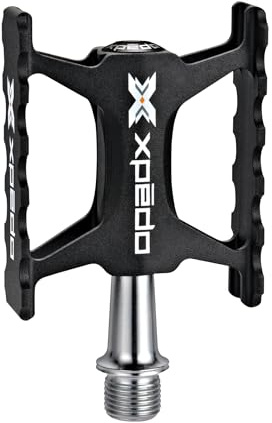 XPEDO TRVS 1 Flat Bike Pedals for Commuting & Urban Riding, Black