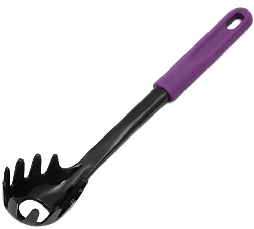 Chef Craft Basic Nylon Pasta/Spaghetti Fork, 11.5 inch, Purple