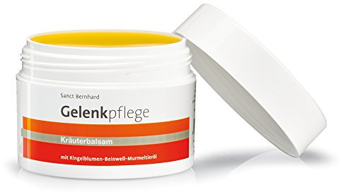 Sanct Bernhard Gelenkpflege Kräuterbalsam mit Ringelblume, Beinwell, Murmeltieröl, Nelkenöl 200 ml