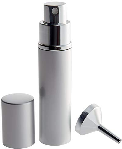 Oenophilia Martini Atomizer with Funnel - Aluminum Alcohol Spray Bottle, Atomizer Sprayer, Vermouth, Martini Mister, For Cocktails, Absinthe