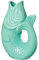 Gift Company 75887 Monsieur Carafon - Karaffe/Blumenvase - Fischform - Steingut - Mint Cream - L