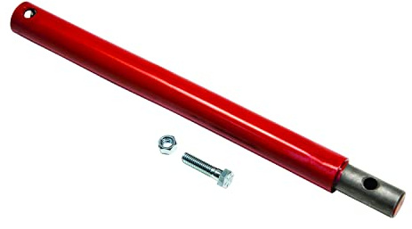 Earthquake EXT12 12-Inch Earth Auger Extension, Durable Powder Coated Steel Construction, Mounting Hardware Included, Red