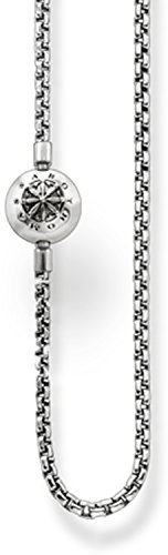 Thomas Sabo Unisex Kette Karma Beads geschwärzt 925 Sterling Silber KK0002-001-12