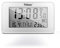 Mebus digitaler Weiß Funk-Wecker mit Mondkalender, Beleuchtung, Innenthermometer, 2 Weckzeiten, Schlummer-Funktion/Material: Kunststoff/Farbe Modell: 51461, L 4,8 x B 11,5 x H 6,8 cm