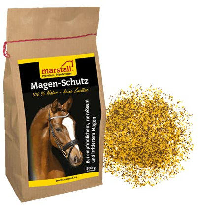 marstall Premium-Pferdefutter Magen-Schutz, 1er Pack (1 x 0.5 kilograms), 500g