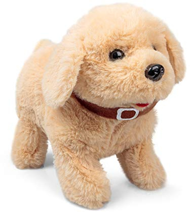 HOPPANDE OCH SKÄLLANDE LABRADOR