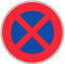 Panneau Défense de s'arreter et stationner - Rigide Ø300mm - 4060330