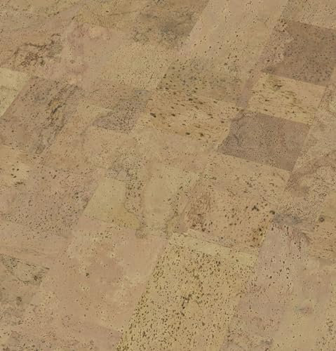 Tepcor® Klebekork Classic | Korkboden Kork zum Kleben - (Tucano) 4 mm - vorversiegelt und vorgeleimt