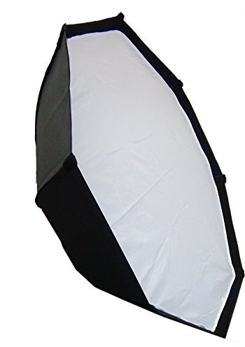 DYNASUN Softbox BOW95 - Panca luminosa professionale per studio Softbox ottagonale, 95 cm, con adattatore Bowens, colore: Nero