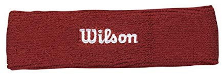 Wilson Unisex Headband Rd, Rot, Einheitsgröße EU