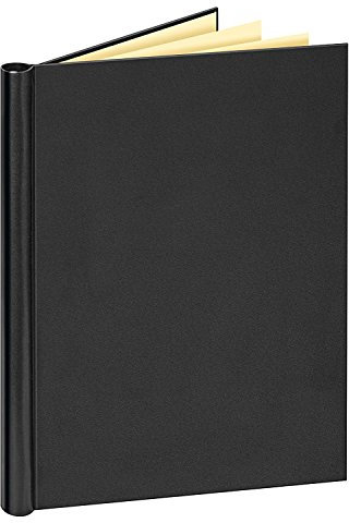 Veloflex 4944 080 - Klemmbinder A4 mit Ledernarbung, schwarz (2er Pack)