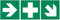 3er-Set Aufkleber Erste-Hilfe-Rettungszeichen + Richtungspfeil rechts-links + Treppe ASR A 1.3 / ISO 7010 von HM-Arbeitsmedizin