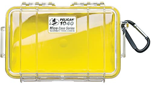 Pelican 1040 Micro Case (Yellow/Clear)