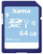 Hama Speicherkarte SDHC 64GB (SD-2.0 Standard, Class 10, Datensicherheit dank mechanischem Schreibschutz, Beschriftungsfeld)