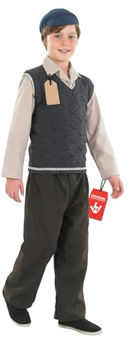 Fun Shack FNK3454L World Book Day kostym kostym, pojkar, krigsvakuerad, stor
