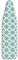 Whitmor Deluxe Ironing Board Cover and Pad, Cotton, Concord Turquoise, Set of 1