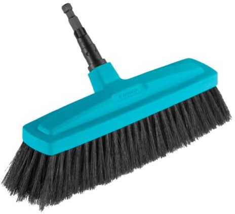 Gardena 3630-20 - Escoba (Interior, Polipropileno (PP), 340 mm), Negro y azul