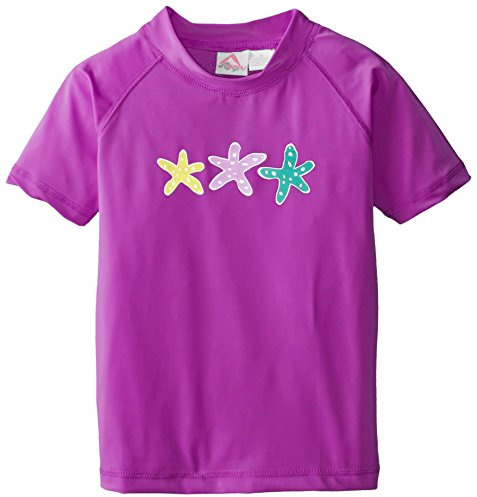 Kanu Surf Big Girls Jade UPF 50+ Sun Protective Rashguard Swim Shirt, Ariel Purple, Large (12)
