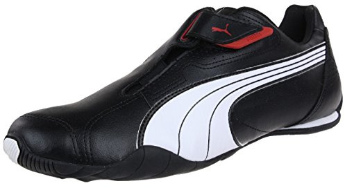 PUMA Men's Redon Move Sneaker, Black/White/High Risk Red, 40 EU