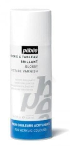 Pebeo 520210 400 ml Solvent Based Gloss Varnish, Transparent