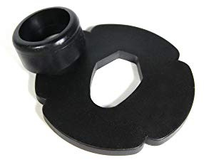 E-BOGU Bokuto Bokken Tsuba and Dome (Stopper) (Black)