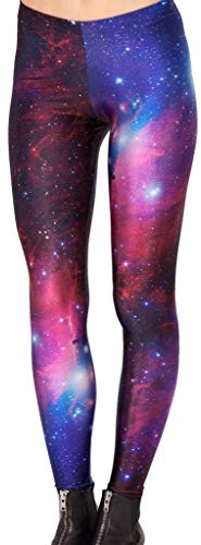 QZUnique Leggings for Women, Halloween Full-Length Printed Legging Footless Elastic Yoga Pants, Regular and Plus Size