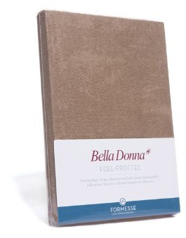 Bella Donna Edel-Frottee Spannbetttuch in 180x200 bis 200x220, für Wasserbetten und Matratzen (1000-weiss)