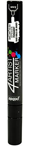 Pebeo 4Artist Black Marker - 4mm, Round