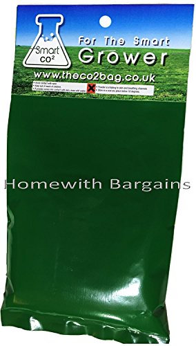 Smart CO2 STL-SMRT-CO2 5-15 M2 Area Organic Bag Hydroponics Grow Yields Like Exhale, Green, Large