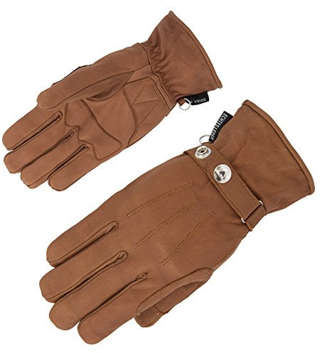 ORINA Classic II Elegante, leicht Gefütterte Lederhandschuhe, Cognac, Größe 12