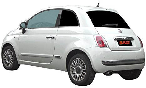 Solarplexius Auto-Sonnenschutz Scheiben-Tönung passgenau für FIAT 500 Bj. 2007-20 Komplettsatz Keine Folie