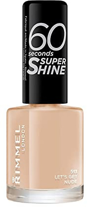 Rimmel 60 Seconds Super Shine Nail Polish - Let'S get Nude