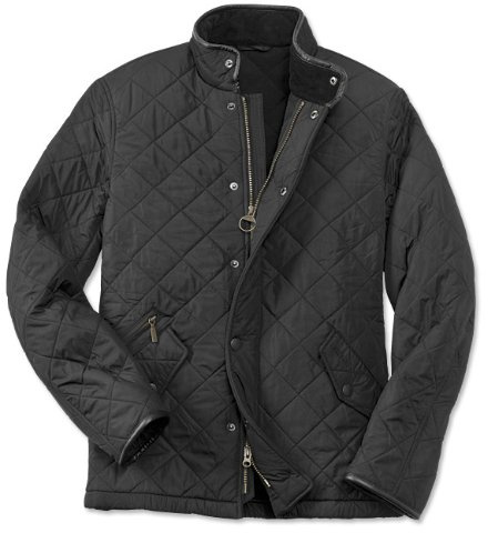 Barbour Powell Jacket, Black, Medium