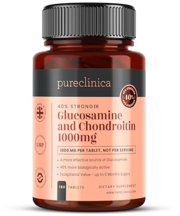 Glucosamine HCL and Chondroitin 1000mg X 180 Tablets - 6 Months Supply