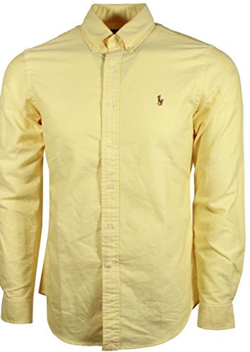 Ralph Lauren Polo Mens Oxford Shirt(s) - Longsleeve 100% Cotton - Plain or Pinstripe