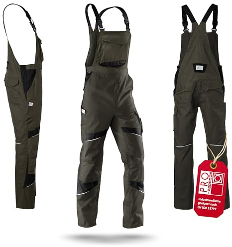 KÜBLER Workwear ACTIVIQ Latzhose | Arbeitslatzhose Herren | Latzhose Herren Arbeitshose | Arbeitskleidung Herren | Arbeitslatzhosen Männer | Arbeitskleidung für Handwerk & Industrie | PSA2 | OEKO-TEX