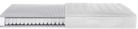 Selecta Taschenfederkernmatratze TF5 - Drellbezug S075, Soft 90 x 200 cm